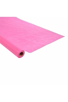 nappe de table generique nappe plastique intissé 1,20x10m rose