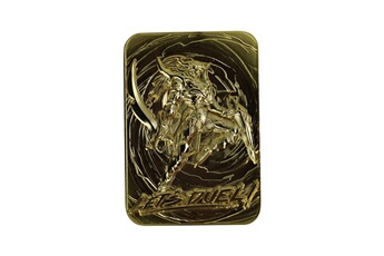 Figurine pour enfant Fanattik Yu-gi-oh ! - réplique card black luster soldier (plaqué or)