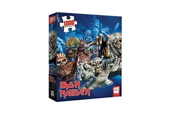 Puzzle Usaopoly Iron maiden - puzzle the faces of eddie (1000 pièces)