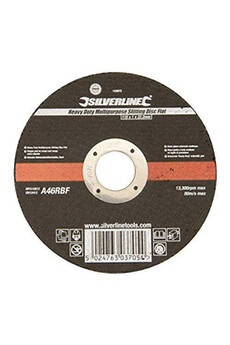 Silverline Fraise 103672 disque plat de coupe tout usage extra robuste 115 x 1 22,2 mm