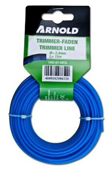 Accessoire pour débroussailleuse Arnold Arnold 1082-u1-0005 fil pour coupe-bordure circulaire à 4 pans 2,4 mm