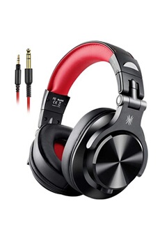 Casque audio OneOdio Casque Audio Filaire A71 Compatible Smartphone/PC-Noir rouge