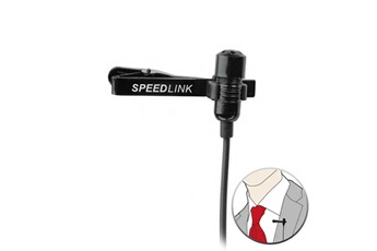 Speedlink Microphone Micro cravate speedlink pour conférence ou visioconférence