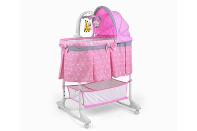 Couffin Hucoco Amelie Berceau Pour Bebe Avec Telecommande Age 0 Roues Verrouillables Reglage Hauteur 4 Niveaux Nacelle Rose Darty Couffin Hucoco Amelie Berceau Pour Bebe Avec Telecommande Age 0 Roues Verrouillables Reglage Hauteur 4 Niveaux Nacelle Rose Darty