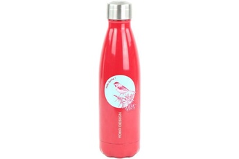 Gourde et poche à eau AUCUNE Yoko design bouteille isotherme de 500 ml motif hello spring