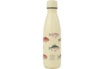 Gourde et poche à eau AUCUNE Yoko design bouteille isotherme de 500 ml motif poissons
