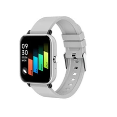 Montre connectée GENERIQUE Montre Connectée Bluetooth 1.54 Pouces Argent Pour Moniteur De Santé Avec YOKULI® Boîte De Rangement Bleu