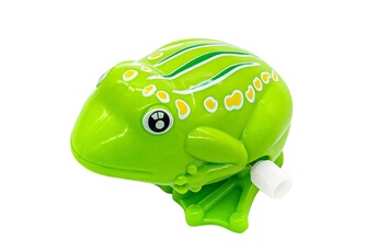 Autres jeux créatifs GENERIQUE Cute green 2 inch jumping frogs wind up clockwork educational gift comme montré