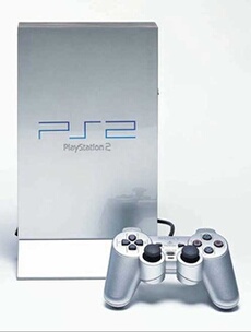 Pack Playstation 2 Silver + 1 Manette