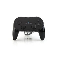 Manette GENERIQUE Manette Classique Pro Noir Compatible Wii - Accessoire compatible PEGA