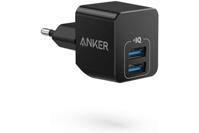 Anker PowerDrive Chargeur Voiture 2 USB 24W/4.8A 2 Ports USB Chargeur Allume Cigare pour Android et iPhone XS/Max/XR/X/8/7/6/Plus/5/C/S Samsung Galaxy et Autres iPad 