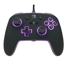 Manette filaire améliorée pour Nintendo Switch Spectre Noir