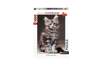 Puzzle Nathan Nathan - puzzle n 1000 p - le chaton maine coon