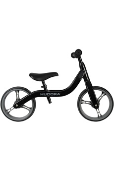 Vélo enfant Hudora Hudora 10422 - draisienne en aluminium ultraléger, noir