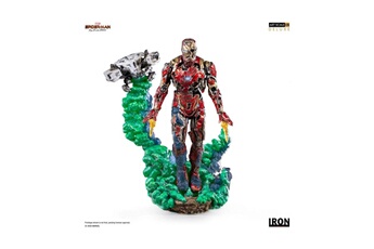 Figurine pour enfant Iron Studios Spider-man : far from home - statuette bds art scale deluxe 1/10 iron man illusion 21 cm