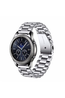 Montre connectée GENERIQUE Bracelet en métal pour Samsung Galaxy Gear S2 Sport/Galaxy Watch Active 2 - Argent