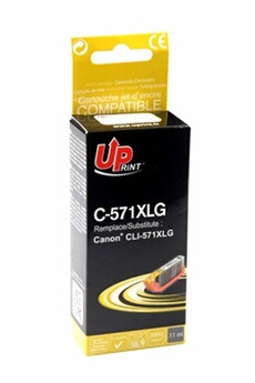 C-571XLGY - 11 ml - gris - compatible - remanufacturé - cartouche d'encre - pour Canon PIXMA MG7750, MG7751, MG7752, MG7753, TS8050, TS8051, TS8052,