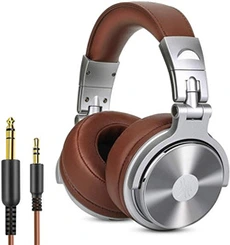Casque audio OneOdio Casque Audio Filaire PRO 30 Compatible Smartphone/PC-Brun argenté