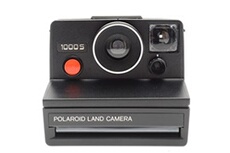 Appareil photo instantané 1000S Land Camera noir - Reconditionné