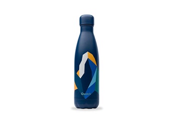 Gourde et poche à eau Qwetch Qwetch bouteille isotherme inox altitude bleu 500ml