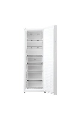 Congélateur armoire Candy CNF 1726 FW - Congélateur - vertical - pose libre - largeur : 59.5 cm - profondeur : 63.2 cm - hauteur : 172.2 cm - 238 litres - classe F - blanc