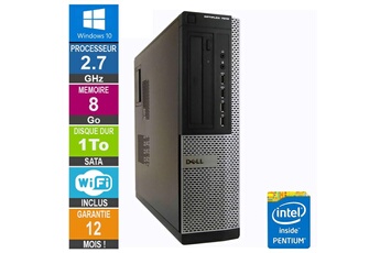 PC de bureau Dell Pc dell optiplex 7010 dt g630 2.70ghz 8go/1to wifi w10