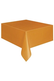 Article et décoration de fête GENERIQUE Nappe plastique orange