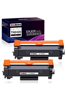 2 × Cartouche Toner Compatible Brother TN2420 TN2410 pour Brother DCP-L2530DW