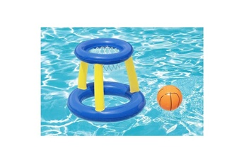 Aire de jeu gonflable Bestway Panier de basket flottant, ballon, 3 anneaux, diametre 61 cm