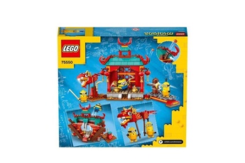 Autres jeux de construction Lego Lego 75550 minions combat de kung-fu des minions jouet avec les figurines des minions kevin, stuart et otto