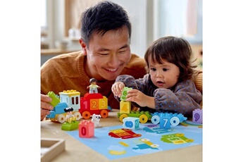 Autres jeux de construction Lego Lego 10954 duplo le train des chiffres - apprendre a compter jeux éducatif 1.5 an, cadeau jouet bébé ou set d'apprentissage