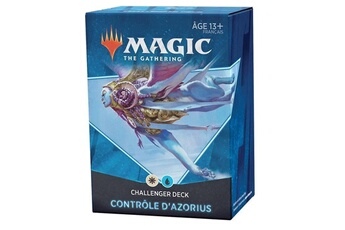 Jeux de cartes Wizards Of The Coast Magic the gathering - challenger deck 2021 - contrôle des azorius (bleu et blanc) -version française (modele aléatoire)