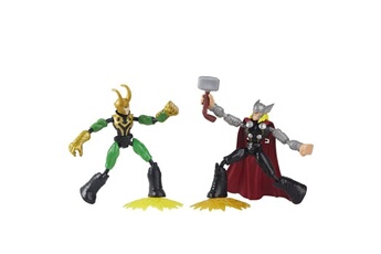 Figurine pour enfant Marvel Marvel spider-man - pack de 2 figurines thor et loki bend & flex - 15 cm