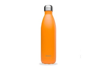 Gourde et poche à eau Qwetch Bouteille isotherme pop orange 750ml