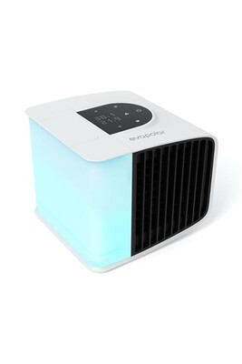 Ventilateur Evapolar Refroidisseur d’air evaSMART Portable Silencieux Contrôlé par Appli, LED d'Ambiance Colorée, Blanc