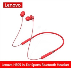 Ecouteurs sans fil Bluetooth HE05 Magnétique pour mouvement - Rouge