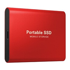 Disque dur rouge portable externe mobile SATA Disque dur 2,5 pouces SSD 2 To
