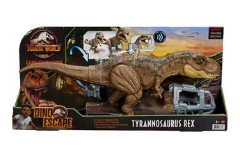 Figurines animaux Mattel Figurine jurassic world dino escape stomp 'n escape tyrannosaurus rex