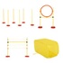 PawHut Agility sport pour chiens équipement complet haies, slalom sac de transport jaune PawHut Agility sport pour chiens équipement complet haies, slalom sac de transport jaune