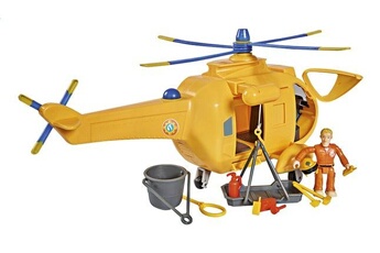 Figurine de collection Simba Sam le pompier hélicoptère wallaby 2