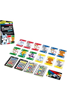 Jeux classiques Mattel Mattel gxx06 - phase 10 junior jeu de société et d'association de cartes