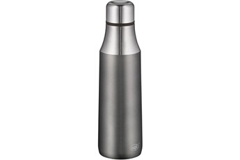 Gourde et poche à eau Akox Alfi - bouteille isotherme city - gris mat - 0,5l