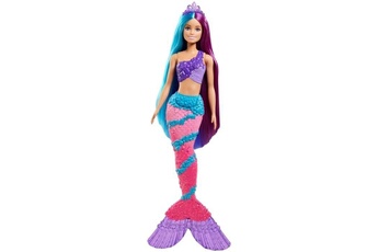 Poupée Mattel Barbie sirène cheveux longs fantastiques
