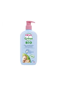 Trousse de toilette bébé Love & Green Love and green - eau micellaire pour bébé nettoyante - 500ml - bio