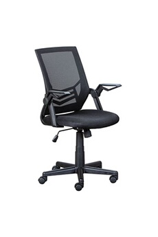 fauteuil de bureau altobuy jian - fauteuil de bureau tissu mesh coloris noir -