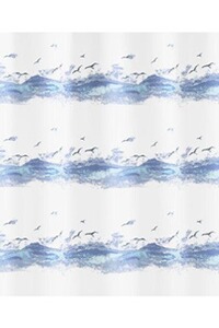 Kleine Wolke 0856733305 Seaside Rideau de Douche Bleu 180 x 200 cm
