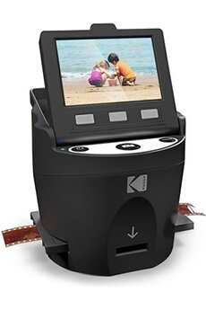 Digital Film Scanner, Convertit les Négatifs et Diapositives de Film 35 mm, 126, 110, Super 8 et 8 mm en JPEG
