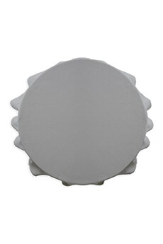 nappe de table today - nappe ronde diam. 180 cm - gris zinc