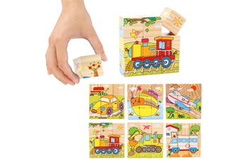 Jouets éducatifs GENERIQUE Blocs en bois puzzles tout-petits jouets pour enfants jeux d'apprentissage montessori éducatifs