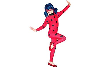 Déguisement enfant Tf1 Licences Rubie's-déguisement officiel, miraculous, déguisement classique ladybug miraculous costume + masque, taille l, i-620794l (7-8 ans)